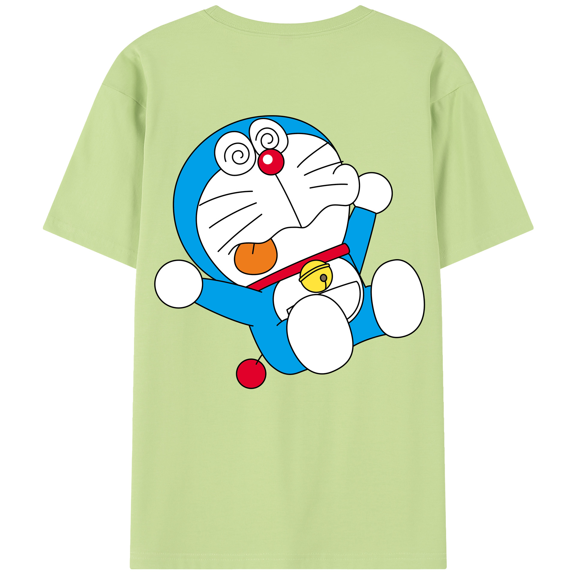 （画像用） ドラえもん Doraemon 綿100％半袖Tシャツ（背面プリント）